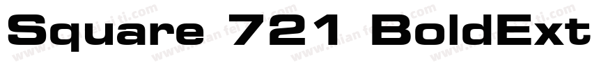 Square 721 BoldExten字体转换